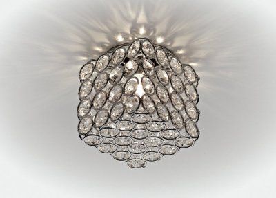 Точечный светильник Ambrella с узором D1001 CH