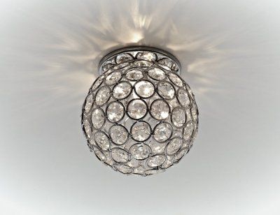 Точечный светильник Ambrella с узором D1000 CH