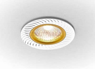 Точечный светильник Ambrella из алюминия с узором Классика A720 AL/G