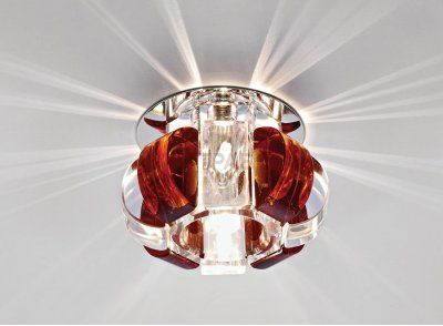 Встраиваемый светильник Ambrella D1057 CL/TI/CH