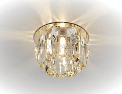 Встраиваемый светильник Ambrella D4060 CL/G