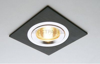 Точечный светильник Ambrella встраиваемый A601 BK