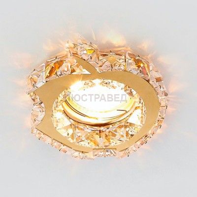 Светильник Ambrella K88 GD/CL золото/прозрачный хрусталь