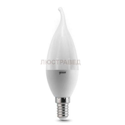 Лампа Gauss LED Candle tailed E14 6.5W 2700K