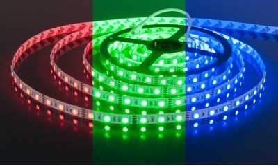 Светодиодная лента Электростандарт 5050 12V 60Led 14,4W IP20 RGB