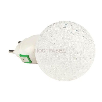 Uniel DTL-309-Шар/WHITE/1LED/0,1W Светильник-ночник