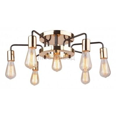 Люстра паук лофт Arte lamp A6001PL-7BK Gelo