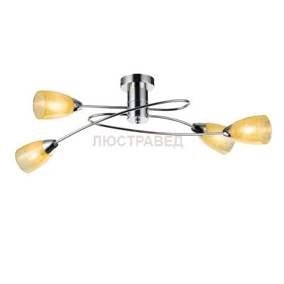 Люстра с желтыми плафонами Freya FR103-04-YE Flash