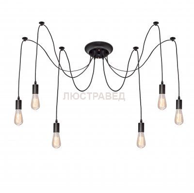 Люстра паук лофт Loft it 1162/6