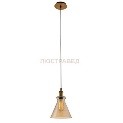 Светильник подвесной Crystal lux CAMPANELLA SP1 AMBER 1300/201