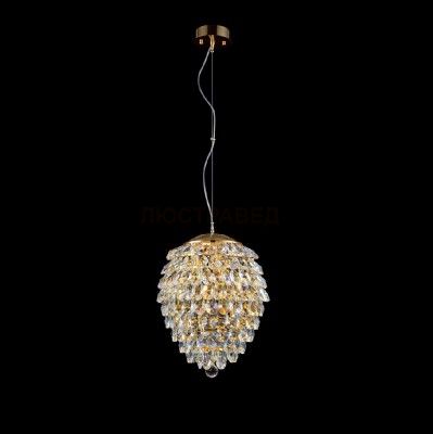 Светильник подвесной Crystal lux CHARME SP2+2 LED GOLD/TRANSPARENT 1372/204