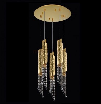 Светильник подвесной Crystal lux CREDO D450-5 GOLD 1471/205