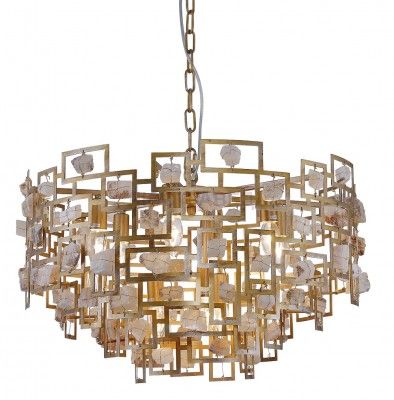 Светильник подвесной Crystal lux DIEGO SP9 D600 GOLD 1580/209