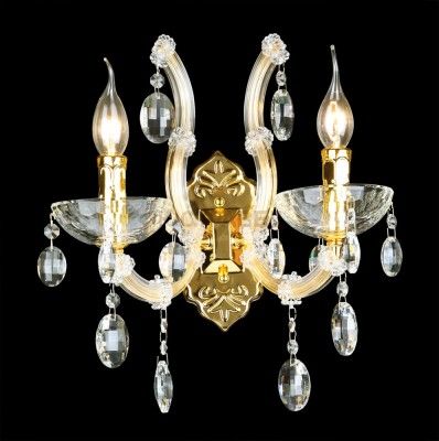 Светильник настенный бра Crystal lux HOLLYWOOD AP2 GOLD 2011/402