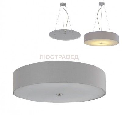 Светильник потолочный Crystal lux JEWEL PL500 GRAY 2111/106