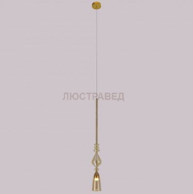 Светильник подвесной Crystal lux LUX SP1 B AMBER 2261/201