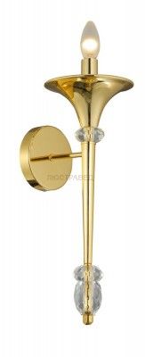 Светильник настенный бра Crystal lux MIRACLE AP1 GOLD 2492/401