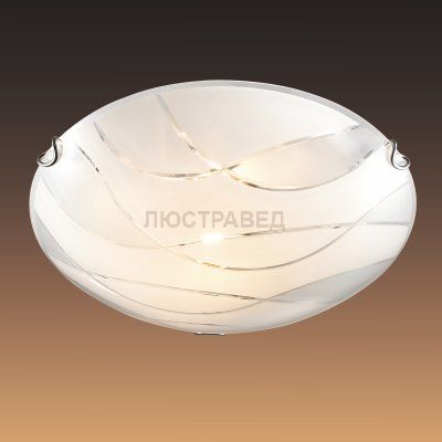 Настенно-потолочный светильник Сонекс 244 хром/белый MONA