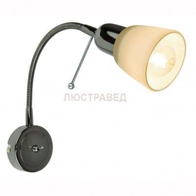 Светильник настенный бра Arte lamp A7009AP-1BC LETTURA