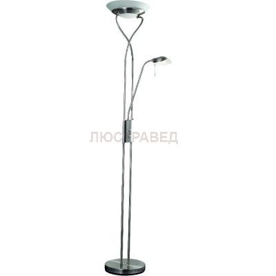 Торшер с подсветкой Arte lamp A4399PN-2SS DUETTO