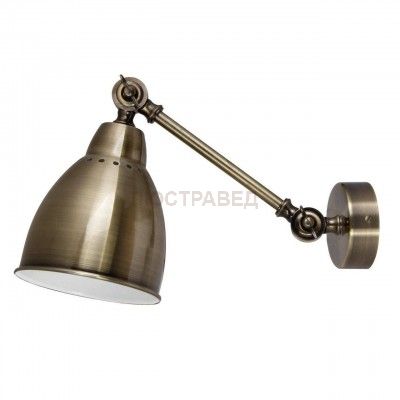 Светильник настенный бра Arte lamp A2054AP-1AB BRACCIO