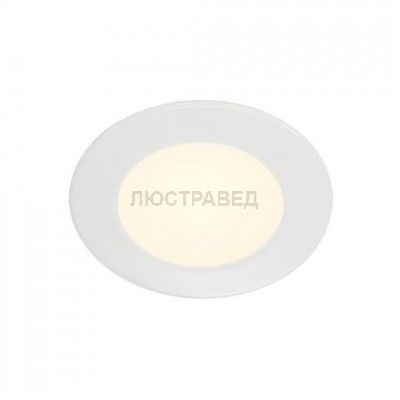 SLV 112161 Downlight DL 126 LED, rund, weiss, 3W LED, 2700K