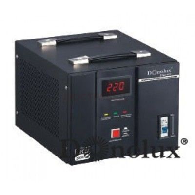 Donolux Электромех. стабилизатор напряжения однофазный SVC-II вертикал,7500ВА, 140-250В, 268х331х50