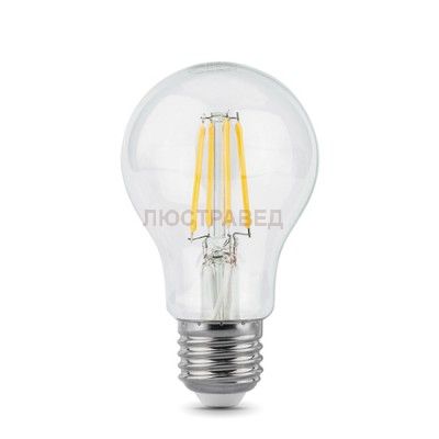 Лампа Gauss LED Filament A60 E27 6W 4100К/40