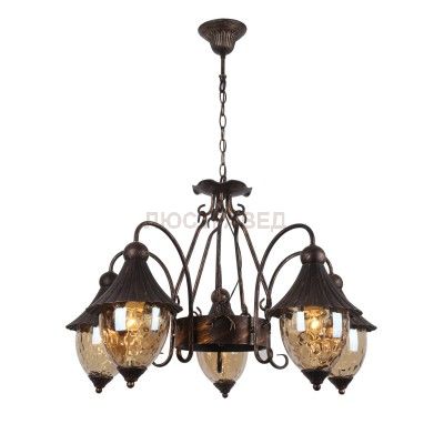 Подвесной светильник Escada Bartolo 455/5 E27*60W D780 Bronze