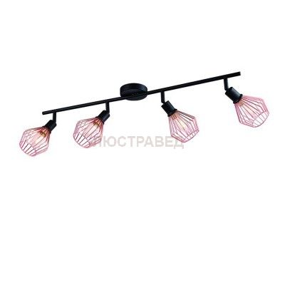 Светильник потолочный Arte lamp A9163PL-4BK Grato