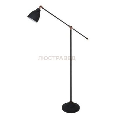 Светильник напольный Arte lamp A2054PN-1BK Braccio 