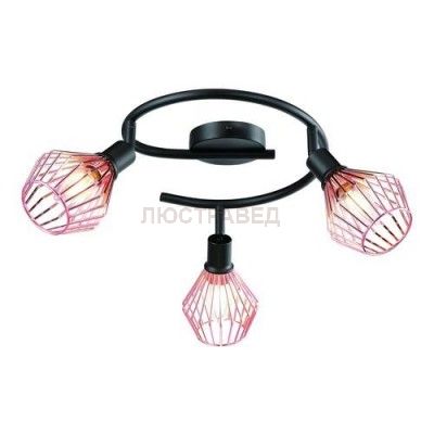 Светильник потолочный Arte lamp A9163PL-3BK Grato