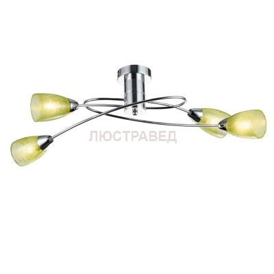 Люстра зеленая Freya FR5103-CL-04-GN Flash