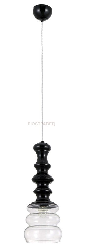 Светильник подвесной Crystal lux BELL SP1 BLACK 1180/201