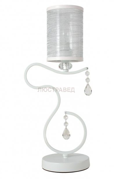 Настольная лампа ELISA WHITE LG1 (1631/501) Crystal lux