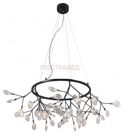 Светильник подвесной EVITA SP45 D BLACK/TRANSPARENT (1690/245) Crystal lux