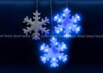 Гирлянда UNIEL ULD-E2703-120/DTA BLUE IP20 SNOWFLAKES