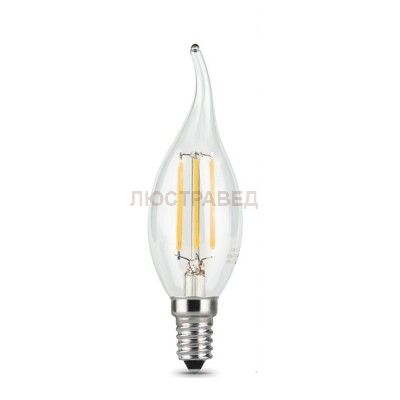 Лампа Gauss LED Filament Candle tailed E14 5W 2700K