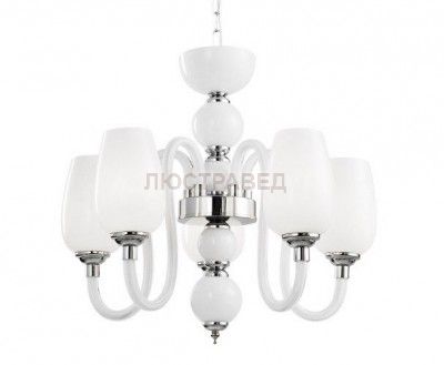 Люстра белая Arte lamp A1404LM-5WH LAVINIA