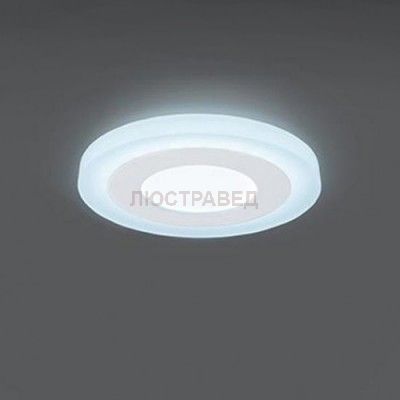 Светильник Gauss Backlight BL115 Кругл. Акрил, 3+3W, LED 4000K, ?105,