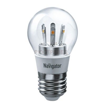 Лампа Navigator 71 295 NLL-G45-5-230-2.7K-E27-CL