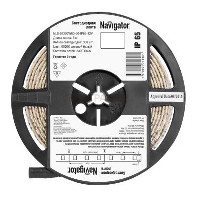 СД Лента Navigator 71 698 NLS-5730CW60-30-IP65-12V R5