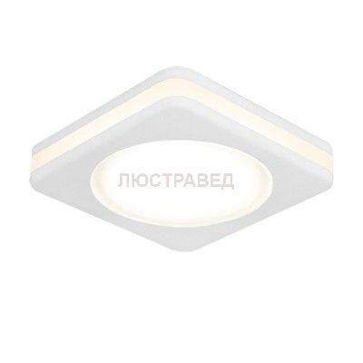 Светильник Gauss Backlight BL104 Квадрат. Белый, 8W, LED 3000K0