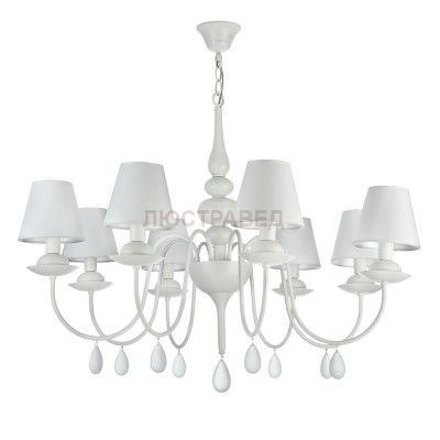 Люстра белая Freya FR5756-PL-08-W Eliza
