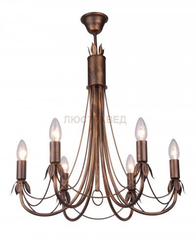 Люстра подвесная LUCINDA TL7350D-06BR Toplight