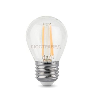 Лампа Gauss LED Filament Globe E27 5W 2700K