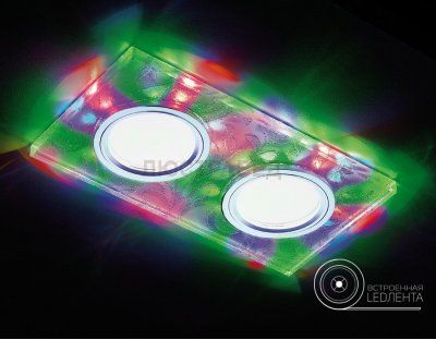 Светильник Ambrella S234/2 W/CH/M