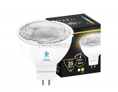 Лампа LED MR16-PR 4W GU5.3 3000K (35W) 175-250V