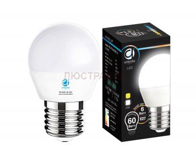 Лампа LED B45-PR 6W E27 4200K (60W)