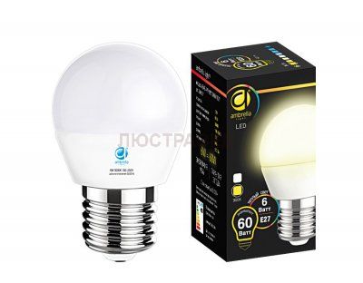 Лампа LED B45-PR 6W E27 3000K (60W) 